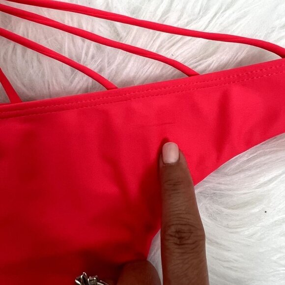 Mikoh Seychelles Tropic Monokini One Piece Swimsuit Strappy Criss Cross Small XS - Picture 7 of 9